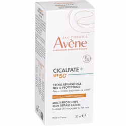 CICALFATE+ Crème réparatrice multi-protectrice SPF50+ d'Avène est un soin innovant qui répare, réduit les marques rouges et p ...