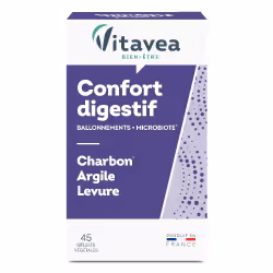 Charbon Levure Argile VITAVEA Bien-être est un complément alimentaire qui contient des actifs reconnus et plébiscités pour co ...