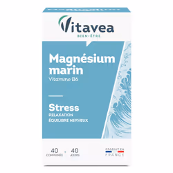 Le magnésium marin aide au bon fonctionnement du système nerveux et à favoriser la détente et la relaxation.