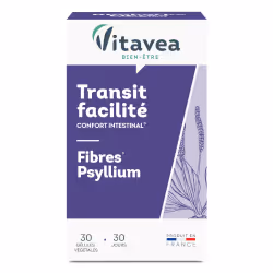 La formule Fibres Psyllium VITAVEA Bien-être est votre alliée au quotidien en cas de lenteurs intestinales.