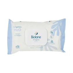 Biolane Lingettes au lait de toilette Sensitive , 48 lingettes