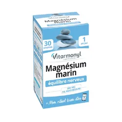 Vitarmonyl Magnésium marin 30 Comprimes