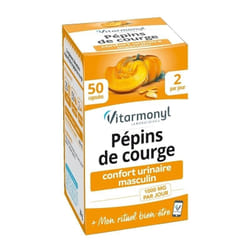 Vitarmonyl Pepins de courge 50 Capsules