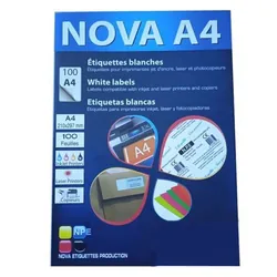 3300 Étiquettes Blanches NOVA 70x25.4mm - A4