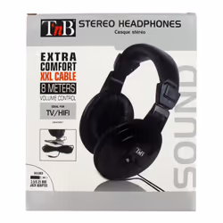 T'nB CSHOME1 écouteur/casque Écouteurs Avec fil Arceau Noir