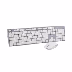T'nB Pack Clavier Souris Classy, Sans fil, RF sans fil, Clavier mécanique, AZERTY, Gris, Souris incluse