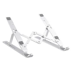 T'nB iClick Notebook Aluminium Stand Support pour ordinateur portable et tablette Argent 43,2 cm (17")