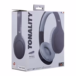 T'nB TONALITY Écouteurs Avec fil &sans fil Arceau USB Type-C Bluetooth Gris, Marine - Vue supplémentaire 5