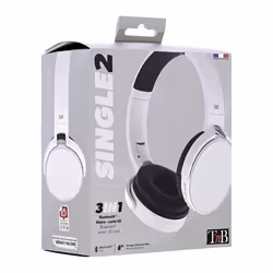 T'nB SINGLE 2 Casque Avec fil &sans fil Arceau Appels/Musique Bluetooth Gris - Vue supplémentaire 5