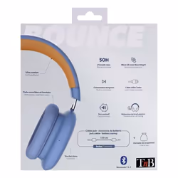 T'nB BOUNCE Écouteurs Avec fil &sans fil Arceau Bluetooth Bleu, Orange - Vue supplémentaire 6