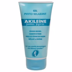 Akileïne Gel Phyto Relaxant Jambes Légères 150 ml est idéal pour soulager les jambes et leur rendre leur légèreté et bien-êtr ...