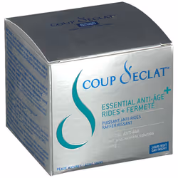 Coup d'Éclat Essential Anti-Âge+ Rides + Fermeté 50 ml est un soin onctueux et fondant agissant sur les principaux signes du  ...
