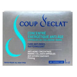 Coup d'Eclat Concentré Energétique Anti-Age Ampoules au Collages Marin 12 Ampoules