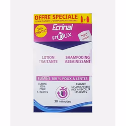 ECRINAL PACK ANTI POUX LOTION +SHAMP+PEIGNE REF:620