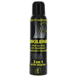 Akileine Noir Spray Pieds & Chaussures 150ml