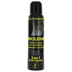 Akileine Noir Spray Pieds & Chaussures 150ml