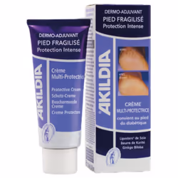 AKILEINEAkildiaProtection globaleCrème multi-protectrice Dermo-AdjuvantPied diabetique, pied fragilisé75mlLa Crème Multi-Prot ...