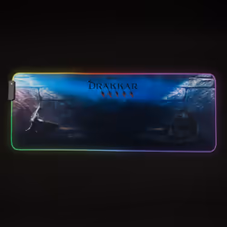 Konix Drakkar Prime Hetland XL Tapis de souris de jeu Multicolore