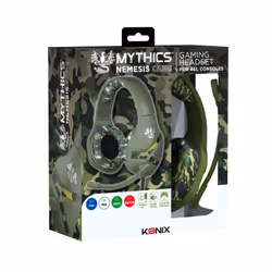 Konix Nemesis Camo Casque Avec fil Arceau Jouer Multicolore - Vue supplémentaire 4