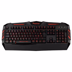 Konix Drakkar Clavier gaming Utgard, Avec fil, USB, AZERTY, LED, Noir