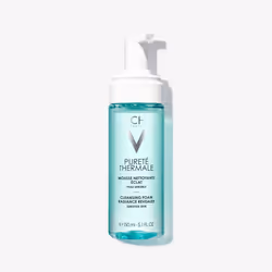 Pureté thermale mousse nettoyante éclat est un soin utilisé pour nettoyer la peau et révéler son éclat, le tout pour une peau ...
