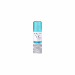 Prévenez les mauvaises odeurs et la transpiration excessive tout au long de la journée ! Le spray déodorant anti-transpirant Vichy réduit efficacement la transpiration