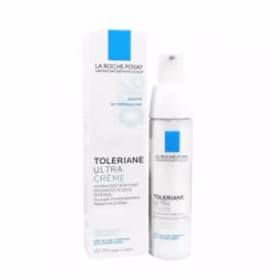 La Roche-Posay Tolériane Ultra Crème 40 ml est un soin hydratant et apaisant dermatologique quotidien à la texture riche et onctueuse qui associe la neurosensine