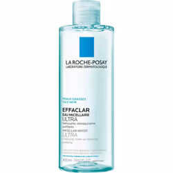 L’eau micellaire pour peaux à problèmes sujettes à l’acné La Roche-Posay Effaclar Ultra élimine efficacement le maquillage et ...