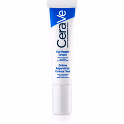 Des signes de fatigue apparaissent autour de vos yeux ? La crème pour les yeux CeraVe Eye Repair Cream agit activement contre les cernes et les poches sous les yeux en lissant et hydratant la peau délicate de cette partie du visage. Sa texture ultra-légère s’absorbe rapidement