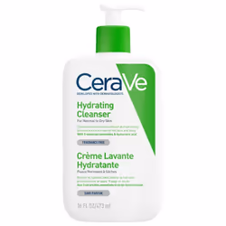 CeraVe Crème Lavante Hydratante 473 ml est une crème lavante qui permet de nettoyer et hydrater la peau (visage et corps) sans altérer la barrière protectrice de la peau.
Idéale pour les peaux normales à sèches