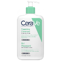 Cerave gel moussant nettoyant peaux normales a grasses 473ml