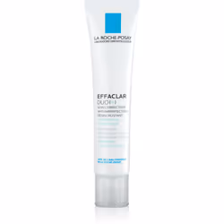 Le soin correcteur anti-imperfections La Roche-Posay Effaclar Duo (+) agit contre les imperfections de la peau et aide à limiter l’apparition des traces dues à l’acné.