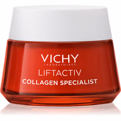 Un soin de la peau inspiré des procédures esthétiques qui stimulent la production de collagène : la crème liftante anti-rides Vichy Liftactiv Collagen Specialist.