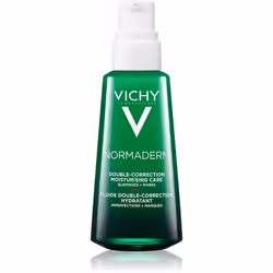 Testez le double effet du soin correcteur unique Vichy Normaderm Phytosolution. Il contient des substances actives d’origine ...