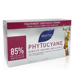 Phyto Phytocyane Traitement Anti-Chute Femme 12 ampoules de 7,5ml