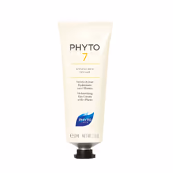 Phyto 7 Crème Hydratante Aux 7 Plantes Cheveux Secs 50 ml est un soin d'origine végétale aux 7 plantes sélectionnées pour hydrater et régénérer les cheveux secs. Sa formule fondante et non grasse maintient l'hydratation au coeur de la fibre capillaire
