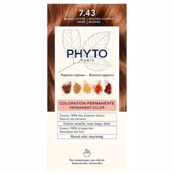 Phyto PhytoColor Coloration Permanente - Coloration : 7.43 Blond Cuivré Doré