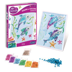 SentoSphère Art & Créations - Sequins & Colours - Dauphins