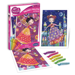 SentoSphère Art & Créations Tableaux À Pailleter - Princesses