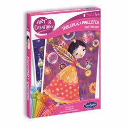 SentoSphère Art & Créations Tableaux À Pailleter - Princesses