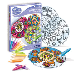 SentoSphère Art & Créations Stickers Vitrail Mandalas