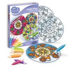 SentoSphère Art & Créations Stickers Vitrail Mandalas