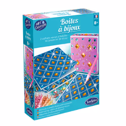 SentoSphère Boîte à Bijoux - Pierres & Strass, 8 an(s), Multicolore