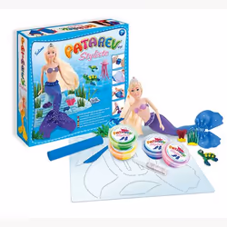 SentoSphère Patarev Styl "Sélène la Sirène", Pâte à modeler, Multicolore, Enfant, 4 pièce(s), 1 pièce(s)