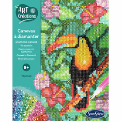 SentoSphère ART & CREATIONS CANEVAS A DIAMANTER - TOUCAN - Vue supplémentaire 3