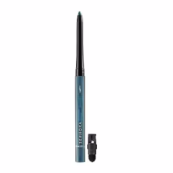 Un crayon eyeliner waterproof rétractable ultra précis, avec estompe et taille-crayon intégrés.