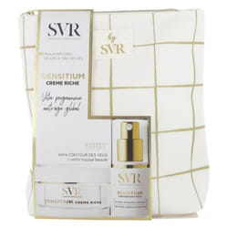 SVR Densitium Crème Riche Peau Mature Perte de Densité Peau Sèche à Très Sèche 50 ml + Contour des Yeux 15 ml Offert