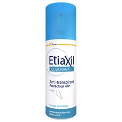 Etiaxil Déodorant Anti-Transpirant 48H Pieds 100 ml est un anti-transpirant formulé avec des actifs déodorants et anti-transp ...