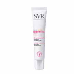 SVR Sensifine AR Crème SPF50+ 50 ml est une très haute protection solaire (filtres UVA et UVB) apaisante anti-rougeurs qui pr ...