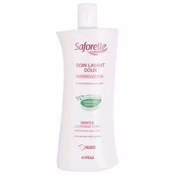 SAFORELLESoin lavant douxToilette intime et corporelleUsage quotidienProtège et apaise A la bardaneSans savonTesté sous contr ...